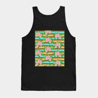 Apple Blossom Pattern Tank Top